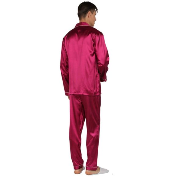 NEW Mens Silky Satin Sleepware - Picture 6 of 6